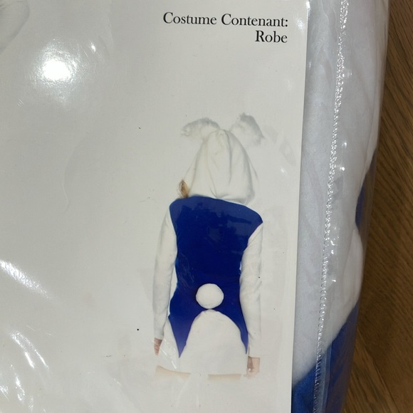 NWT Leg Avenue Women's Cozy White Rabbit Alice And Wonderland Dress Up Costume - Picture 5 of 6